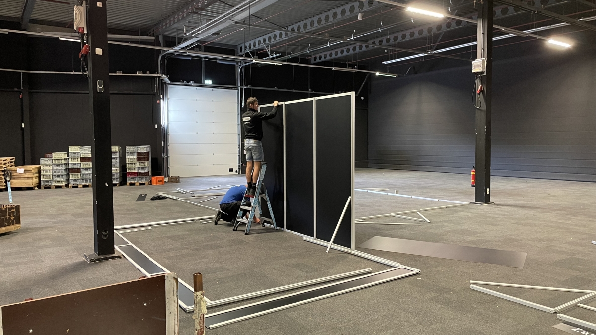 Stand in aanbouw